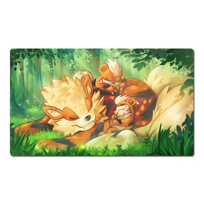 Arcanine Board Game Pokemon Playmat Games Card Play Mat TCG CCG Pad Mousepad