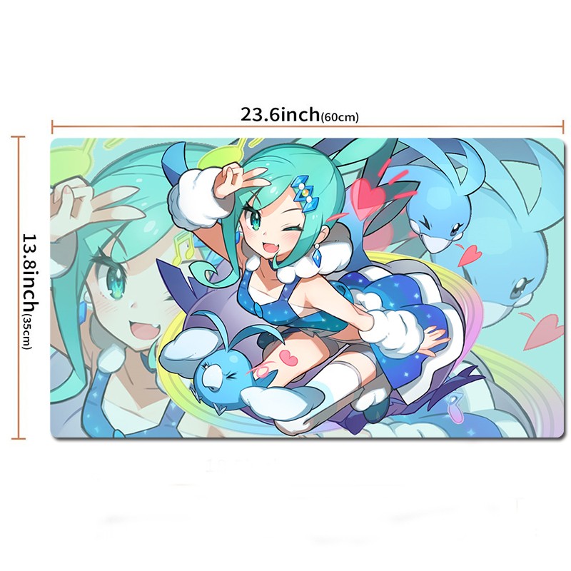 Lisia Board Game Pokemon Table Playmat PTCG TCG CCG Pad Trading Card Games Mat