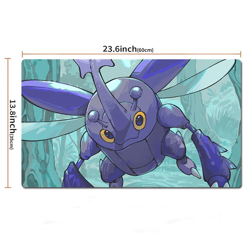 Heracross Board Game Pokemon Playmat PTCG TCG CCG Pad Trading Card Games Mat