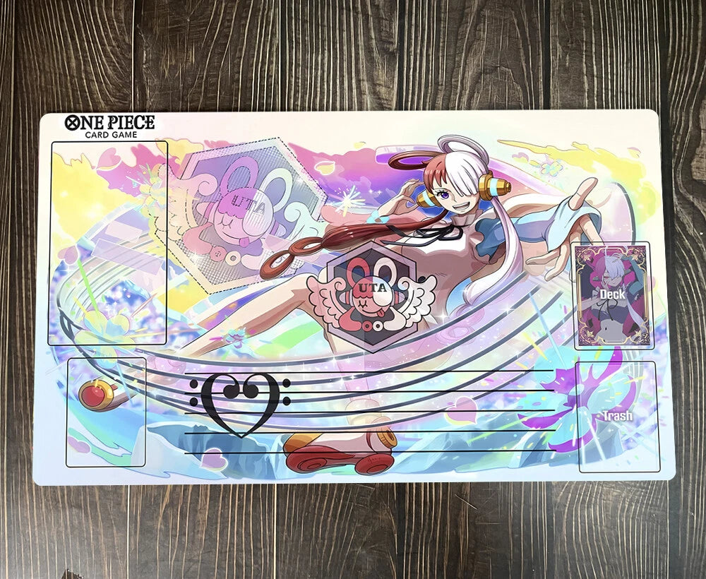 One Piece Girl OPCG TCG CCG Mouse Pad Uta Table Playmat Trading Card Game DeskMat