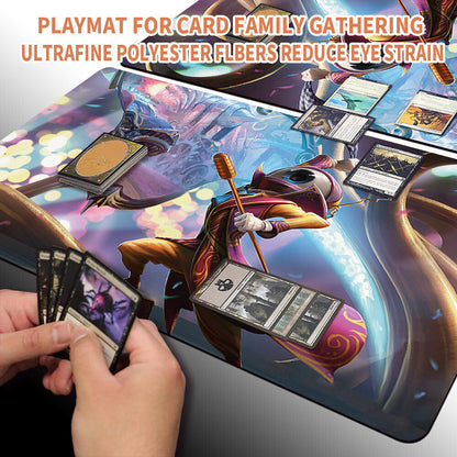 VNWXT, VERBOSE HOST - Magic The Gathering MTG Playmat TCG CCG MTG Playmat Stitched Edge