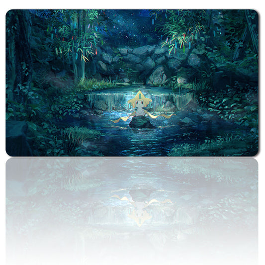 864574 - Board Game Pokemon Jirachi Playmat Games Mousepad Play Mat of TCG
