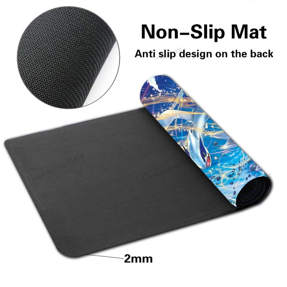 Lugia Board Game Pokemon Table Playmat TCG CCG Mat Play Pad Mousepad &amp; Bag