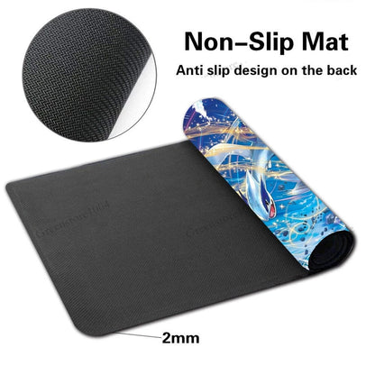 Lugia Board Game Pokemon Table Playmat TCG CCG Mat Play Pad Mousepad &amp; Bag