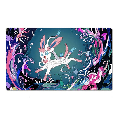Sylveon Board Game Pokemon Table Playmat TCG CCG Mat Play Pad Mousepad