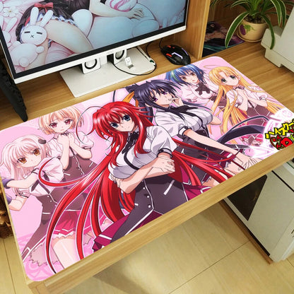 Anime High School DXD Mouse Pad Large Keyboard Mice Mat Thicken Gaming Play Mat