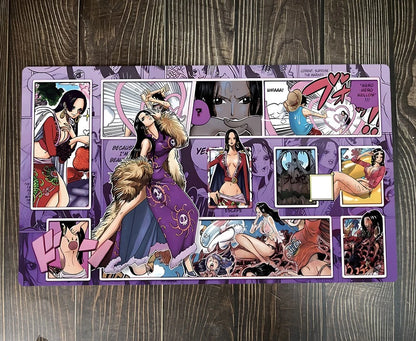O-P OPCG TCG CCG Boa Hancock Table Playmat Trading Card Game DeskMat Mousepad