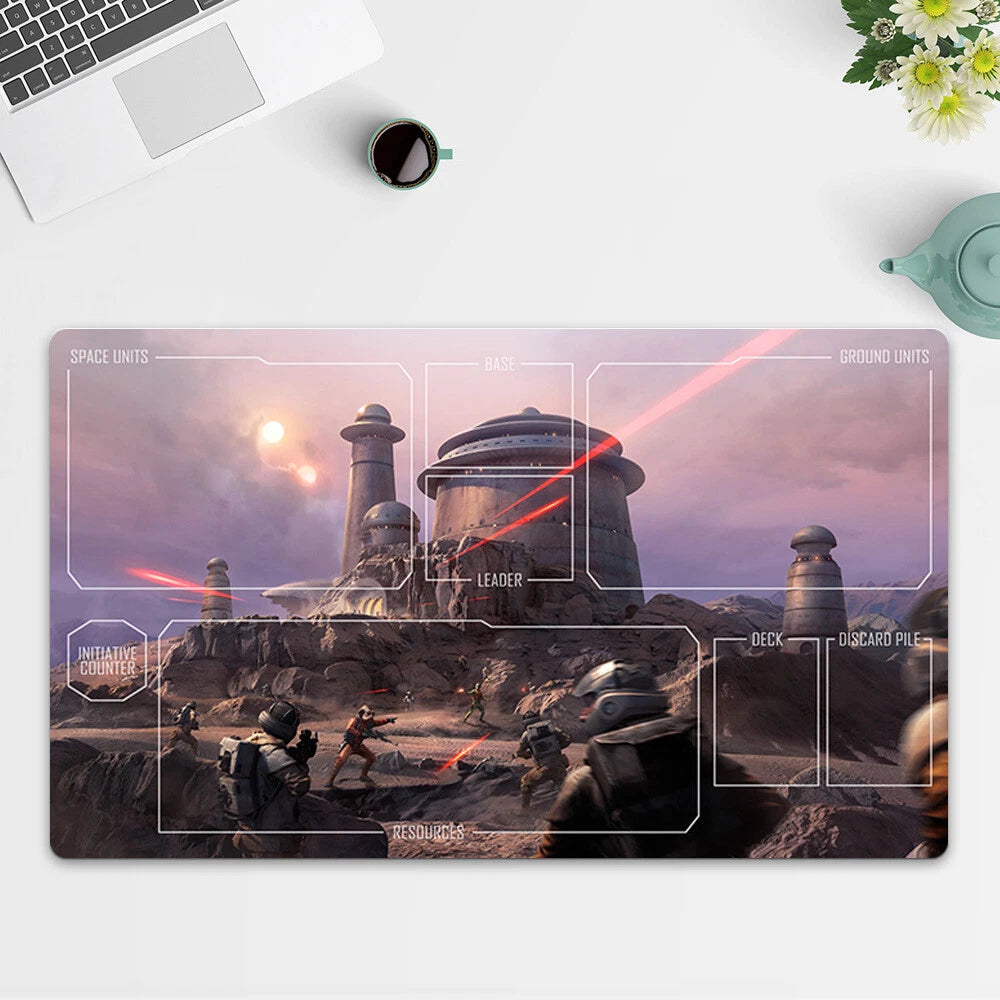 Playmat Battlefront TCG Starwars : Unlimited Trading Card Game Play Mat Free Bag