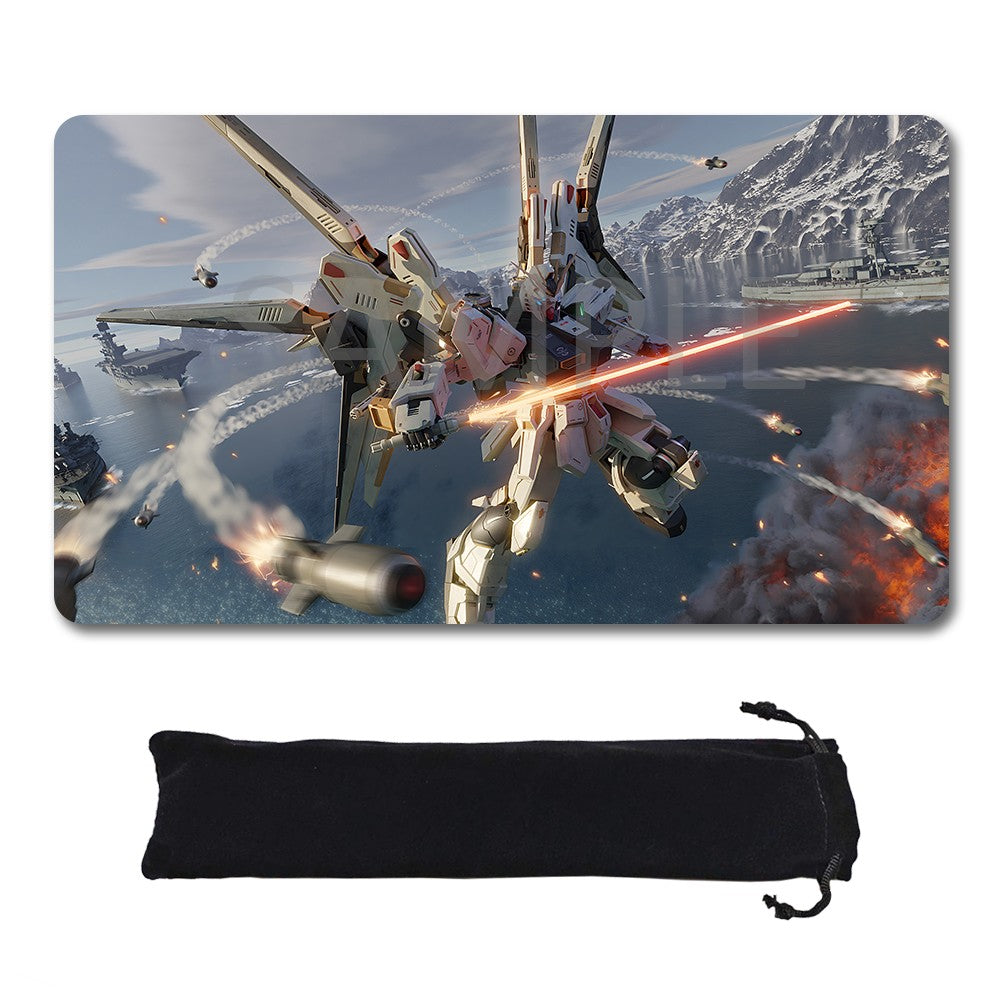 Gundam Playmat Suitable for GCG , includes Storage Bag, 24 x 14 inches (1287239)