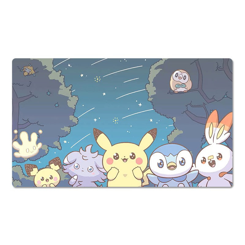 Cute Pikachu Board Game Pokemon Table Playmat Play Mat TCG CCG Pad Mousepad