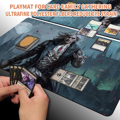 Magic The Gathering Playmat - Board Game MTG Playmat SORIN MARKOV Size 60X35CM Stitched Edge