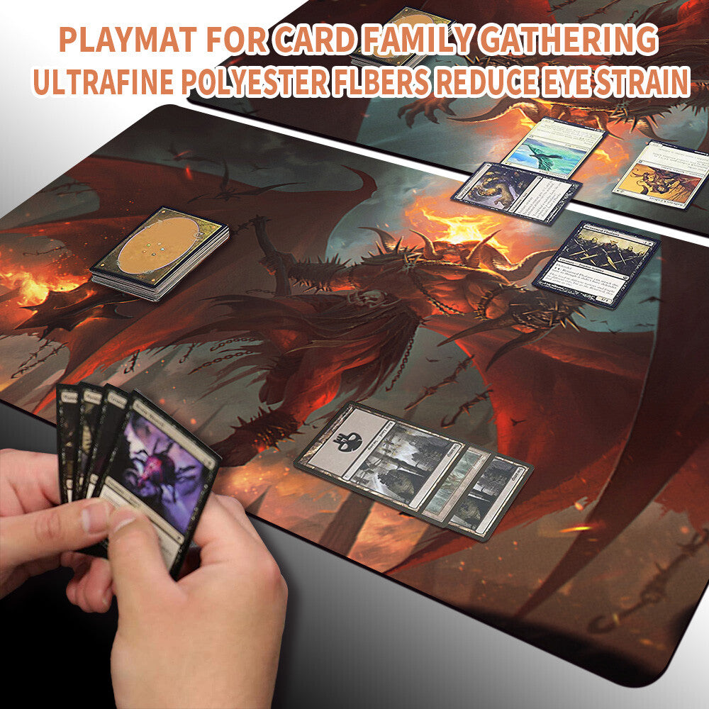 RAKDOS, PATRON OF CHAOS - Magic The Gathering MTG Playmat TCG CCG MTG Playmat Stitched Edge