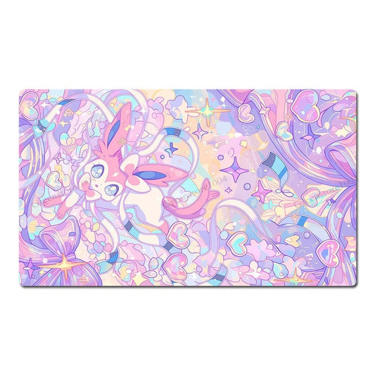 Sylveon Board Game Pokemon Table Playmat TCG CCG Mat Gaming Pad Mousepad &amp; Bag