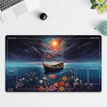 Playmat Boat TCG Starwars : Unlimited Trading Card Game CCG Play Mat Free Bag