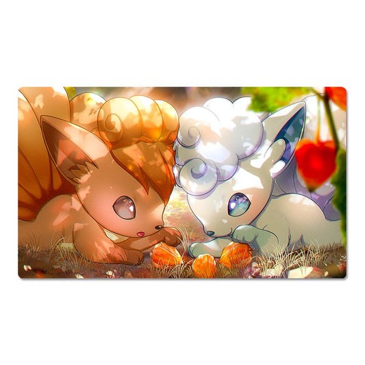 Alolan Vulpix Board Game Pokemon Playmat Card Play Mat TCG CCG Pad Mousepad