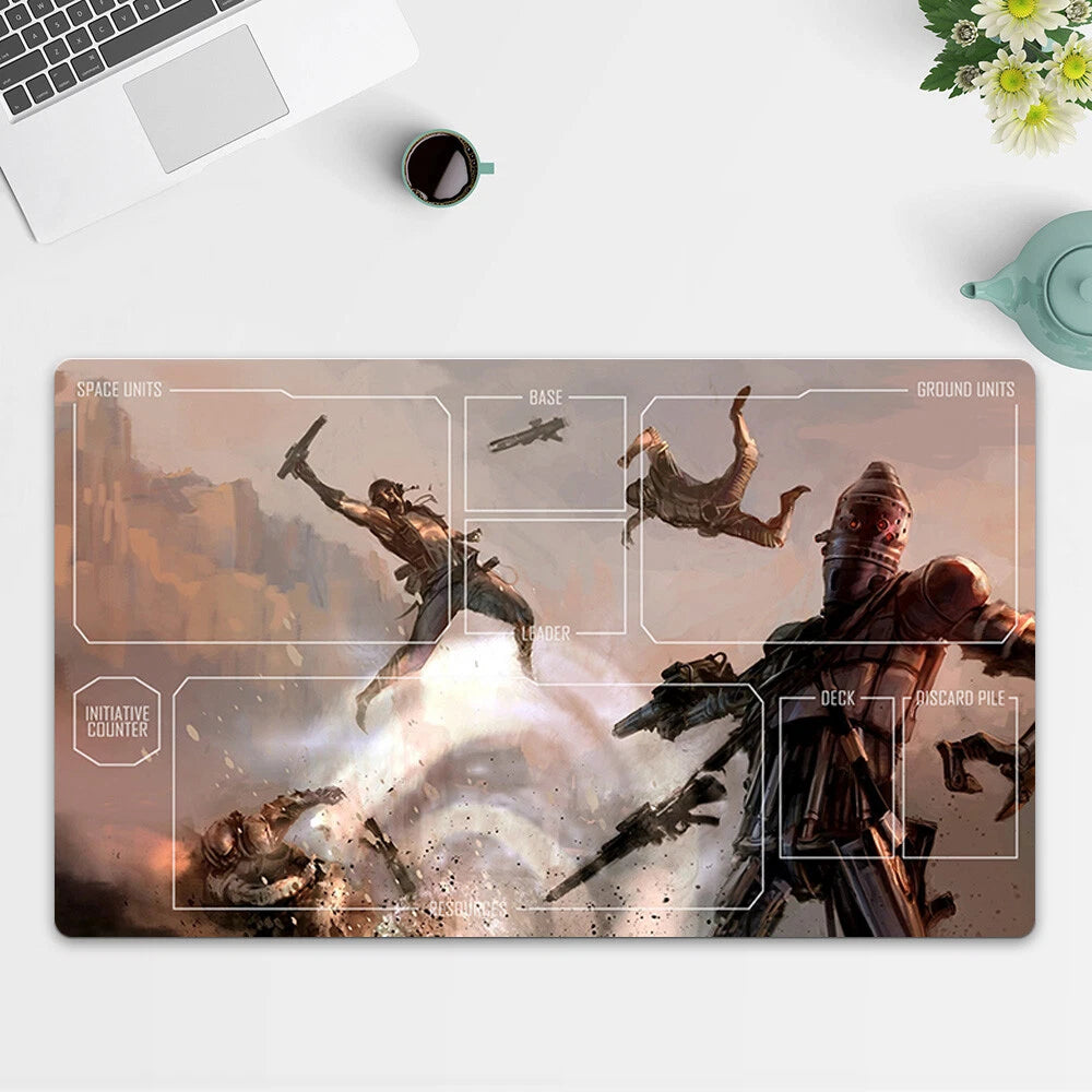 Playmat IG-88 TCG Starwars : Unlimited Trading Card Game CCG Play Mat Free Bag