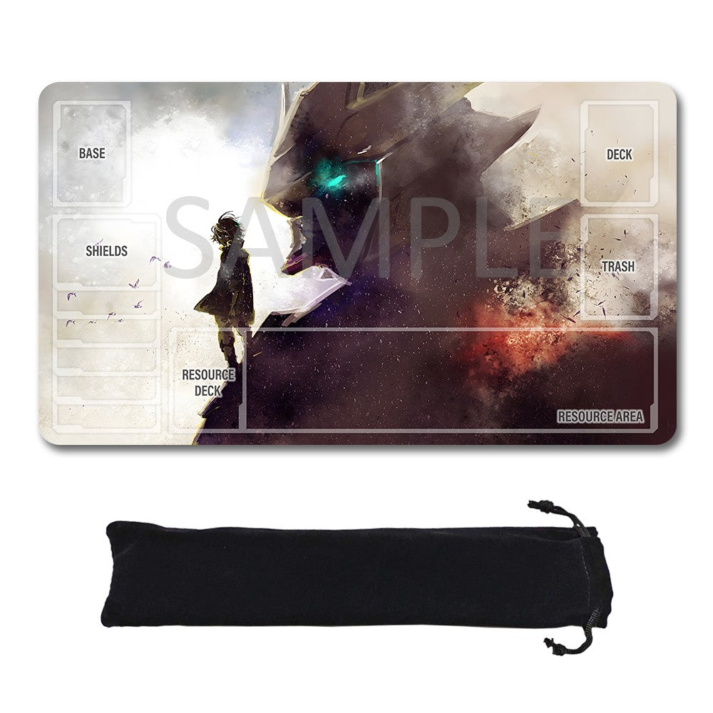 Gundam Playmat Suitable for GCG ,includes Storage Bag, 24 x 14 inches (GD5101424)