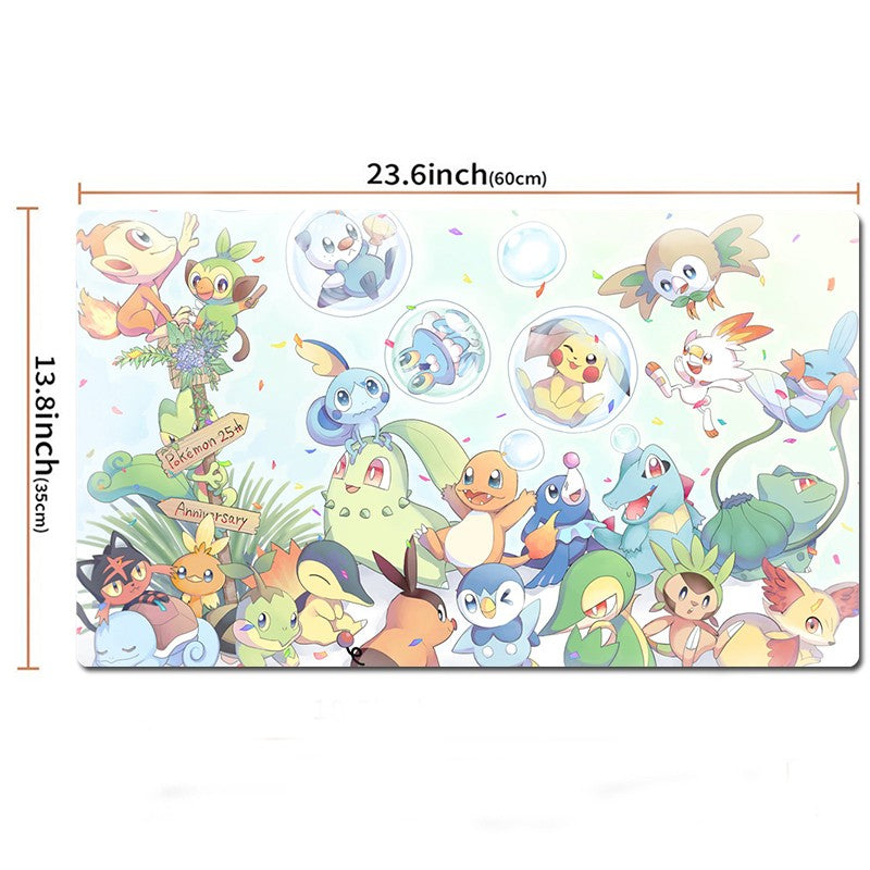 Board Game Pokemon Table Playmat PTCG TCG CCG Play Pad Trading Card Games Mat