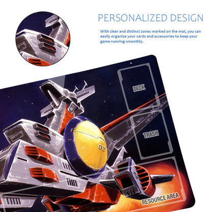 Gundam Playmat Suitable for GCG , includes Storage Bag, 24 x 14 inches (226546)