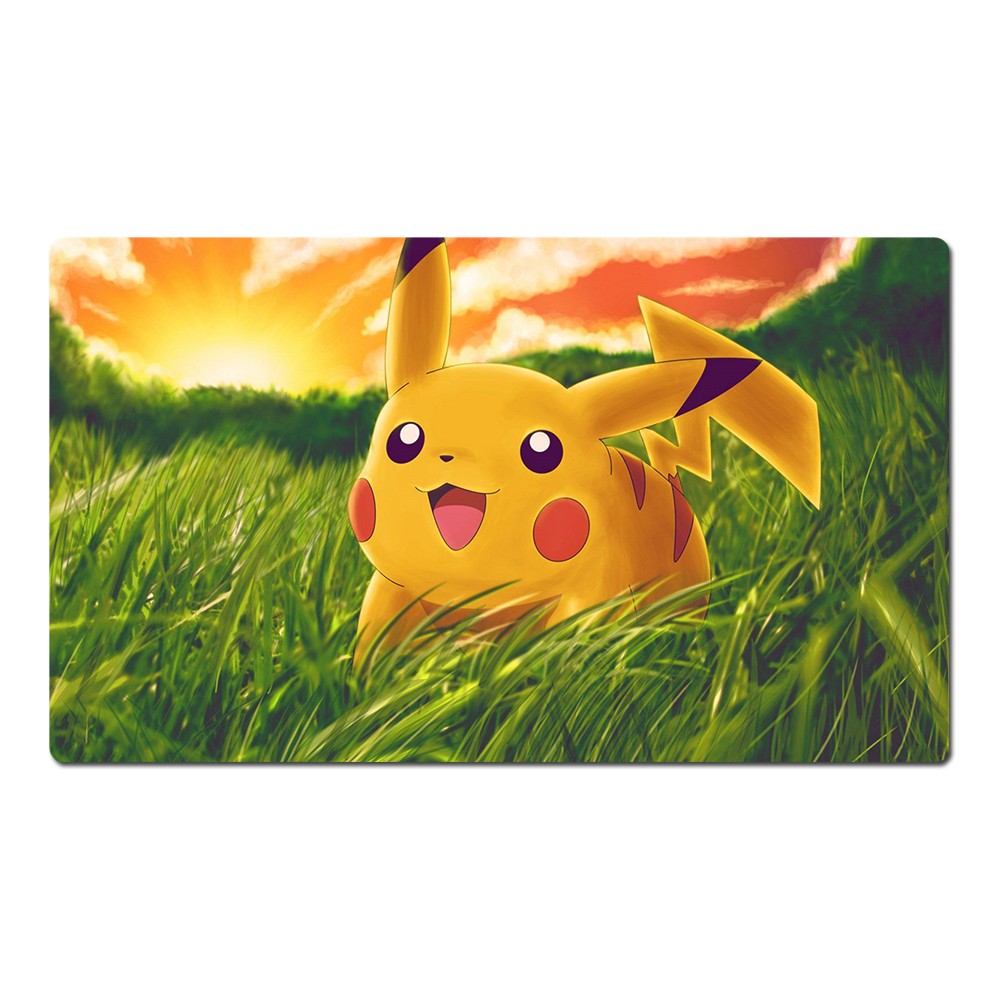 Pikachu Board Pokemon Table Playmat PTCG TCG CCG Play Pad Trading Card Games Mat