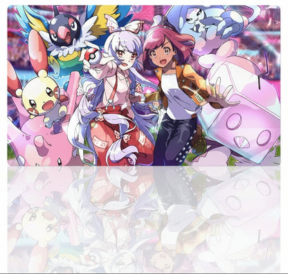 Hatteren Eiscue Board Game Pokemon Playmat TCG CCG Card Game Play Mat Mousepad