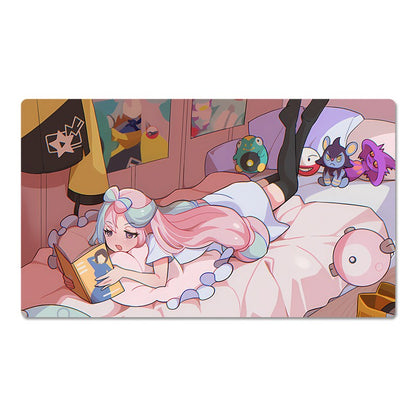 Iono Board Game Pokemon Table Playmat Games Card Play Mat TCG CCG Pad Mousepad