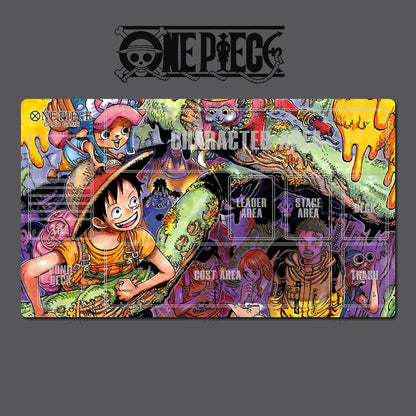 Monkey D. Luffy O-P Table Playmat OPCG TCG CCG Play Pad Trading Card Game Mat