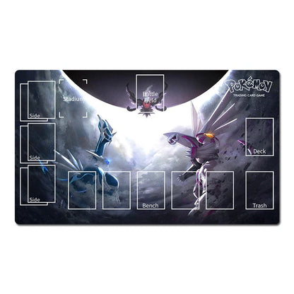 Dialga Palkia Giratina Board Game Pokemon Playmat Card Game TCG CCG Deskmat Mousepad