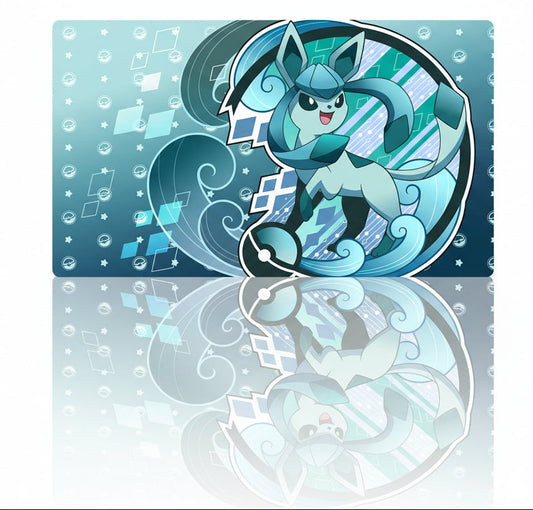 Glaceon Board Game Pokemon Table Playmat TCG CCG Mat Gaming Play Pad Mousepad