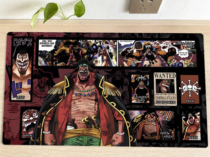 One Piece Marshall·D·Teach Table Playmat OPCG TCG CCG Mouse Pad Trading Card Game Desk Mat