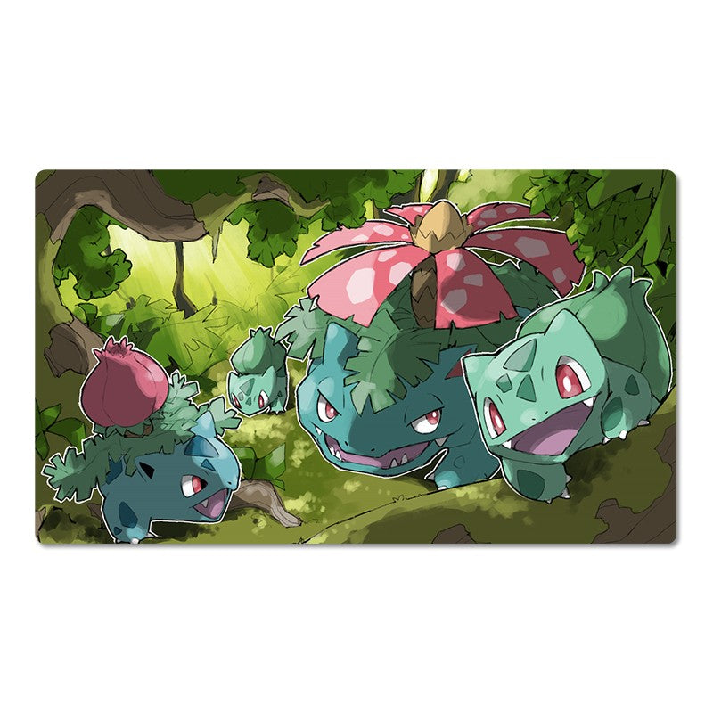 Bulbasaur Board Game Pokemon Table Playmat Card Play Mat TCG CCG Pad Mousepad