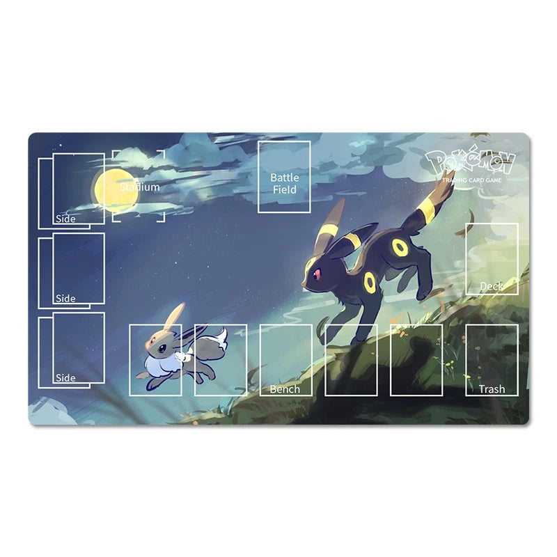 Umbreon Eevee Board Game Pokemon Playmat TCG CCG Trading Card Game Deskmat Mousepad