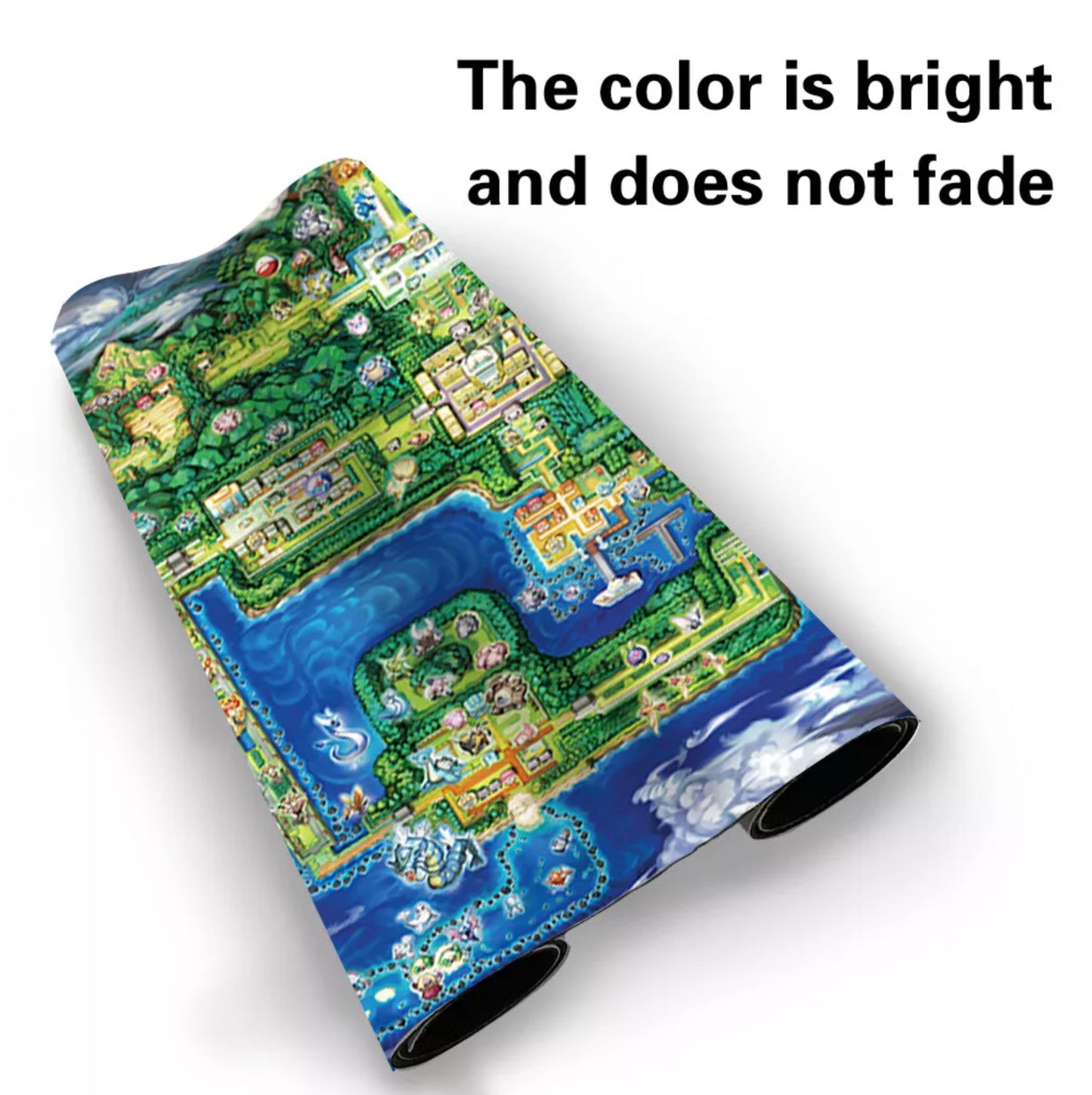 Map - Board Game Pokemon Playmat Games Mousepad Play Mat of TCG