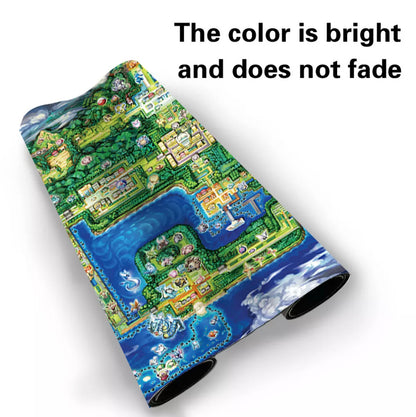 Map - Board Game Pokemon Playmat Games Mousepad Play Mat of TCG