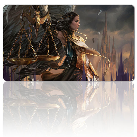 Seraph Of The Scales - Board Game MTG Playmat Games Mousepad Play Mat of TCG