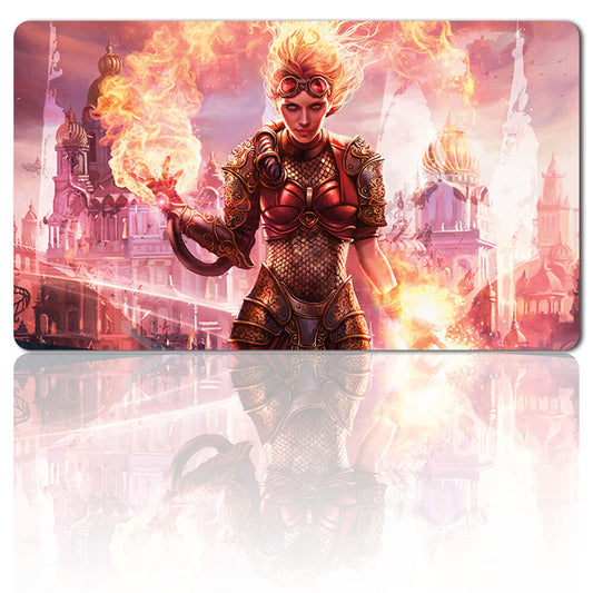 Chandra, Torch of Defiance-Board Game MTG Playmat Games Mousepad Play Mat of TCG
