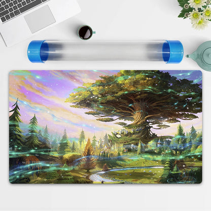 Fabtcg Magic Forest TCG Duel Mat Playmat Trading Card Game CCG Mat Free BestTube