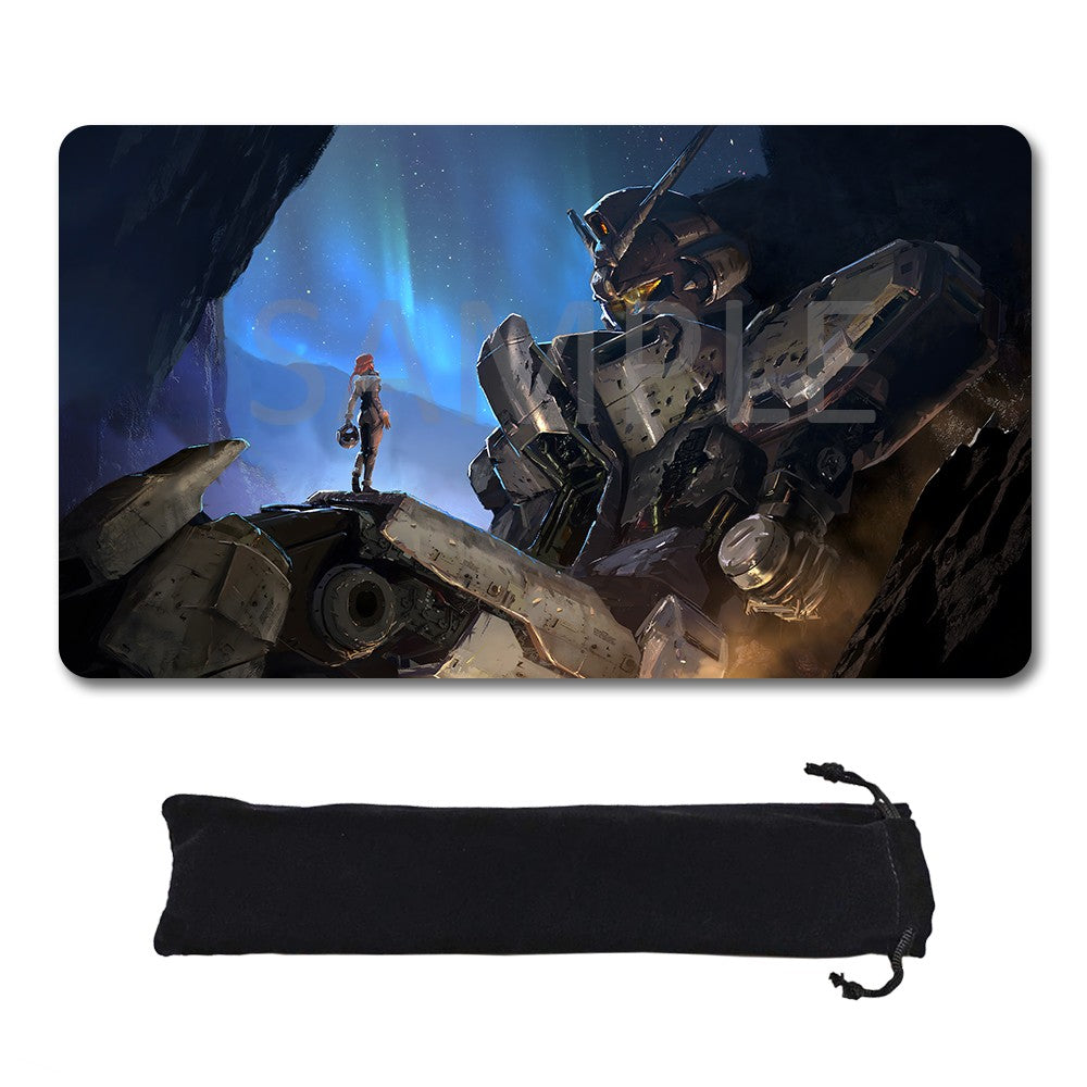 Gundam Playmat Suitable for GCG , includes Storage Bag, 24 x 14 inches (1166536)
