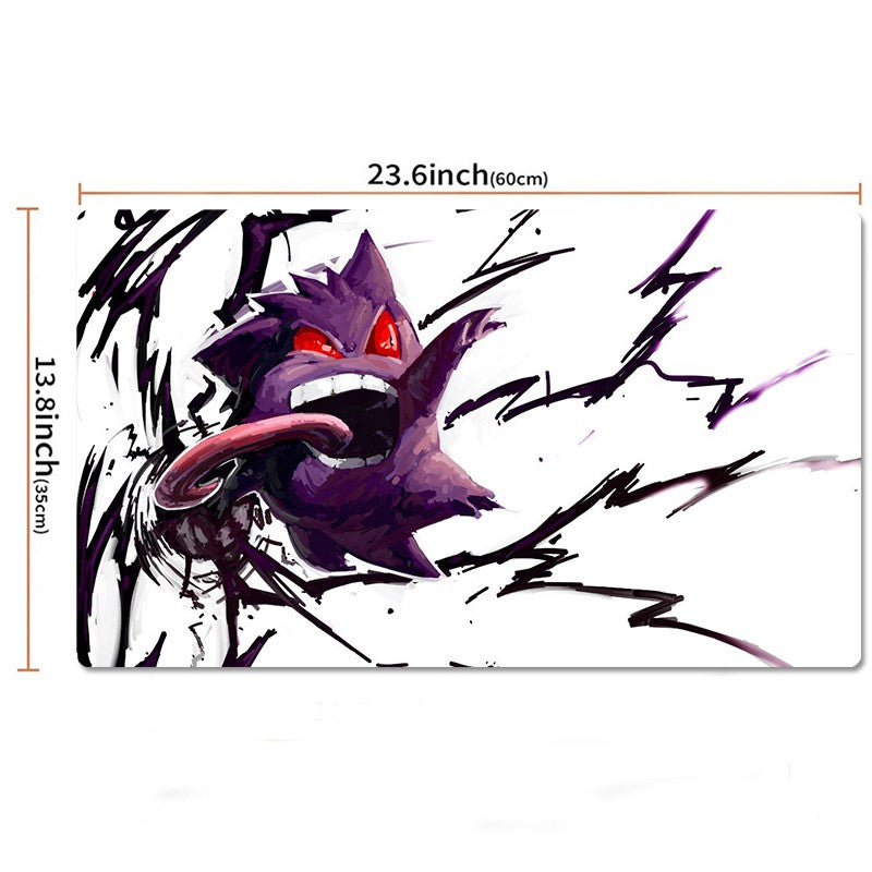 Gengar Pokemon Table Playmat PTCG TCG CCG Gaming Play Pad Trading Card Games Mat