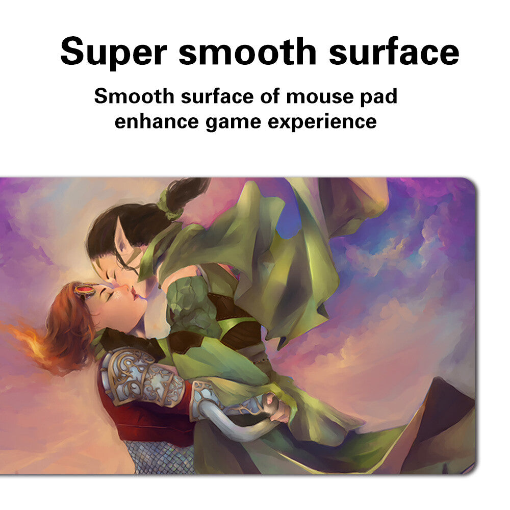 Nissa x Chandra - Board Game MTG Playmat Games Mousepad Play Mat of TCG