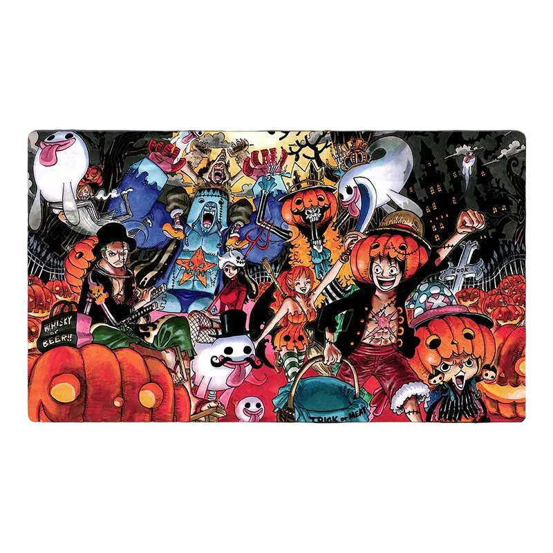 Halloween One Piece Table Playmat OPCG TCG CCG Pad Trading Card Game Mat Mousepad