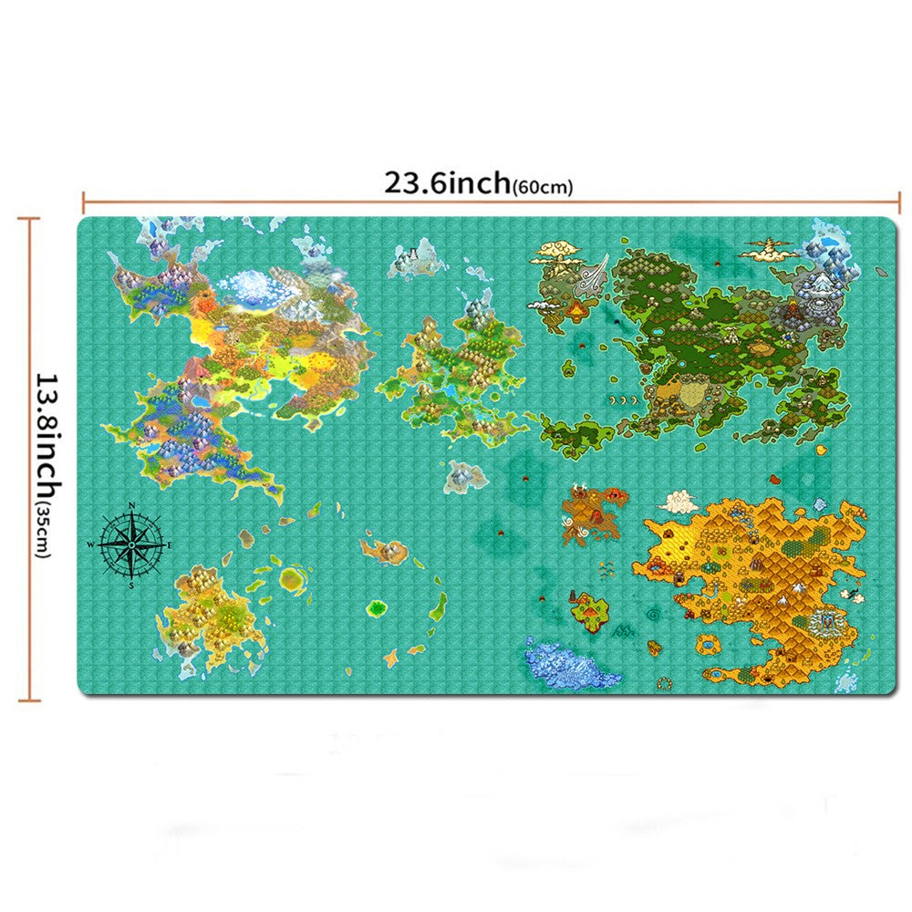 Mystery Dungeon Map Board Game Pokemon Playmat TCG CCG Card Play Mat Mousepad
