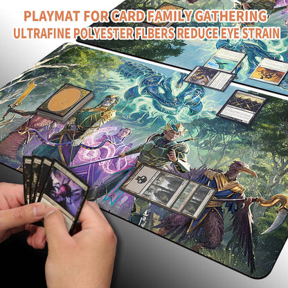 WILL OF THE SULTAI - Magic The Gathering MTG Playmat TCG CCG MTG Playmat Stitched Edge