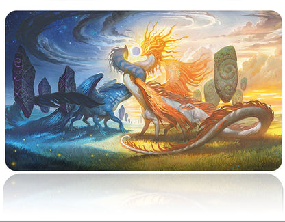 CELESTIAL REUNION - MTG Playmat | TCG CCG Card Game Mat | Non-Slip Base