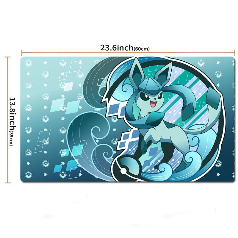 Glaceon Board Game Pokemon Table Playmat TCG CCG Mat Gaming Play Pad Mousepad