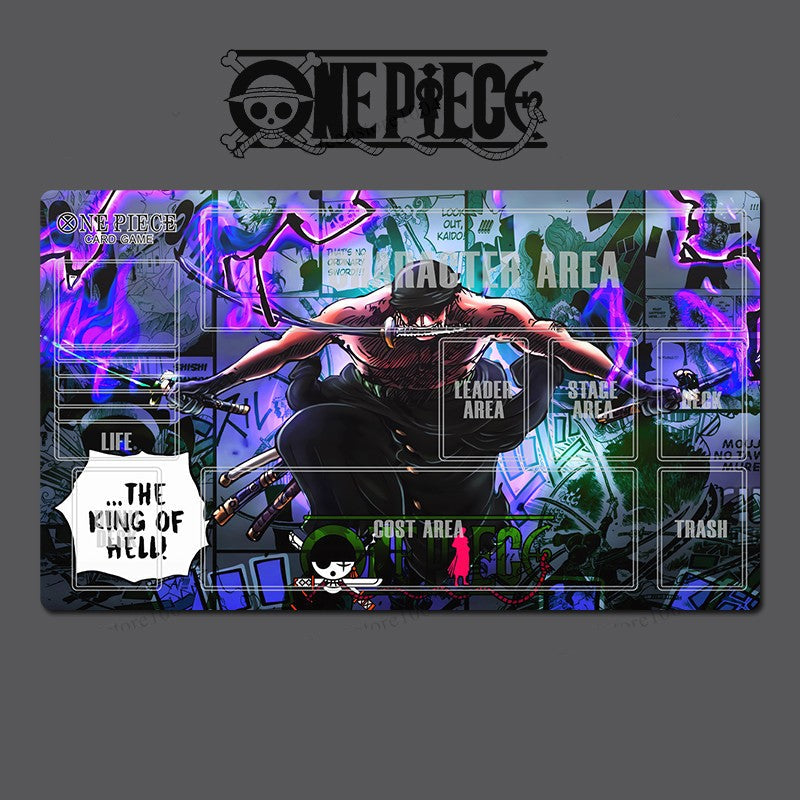 Roronoa Zoro O-P Table Playmat OPCG TCG CCG Mouse Pad Trading Card Game Play Mat