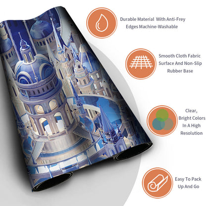 ISLAND - Magic The Gathering MTG Playmat TCG CCG MTG Playmat Stitched Edge