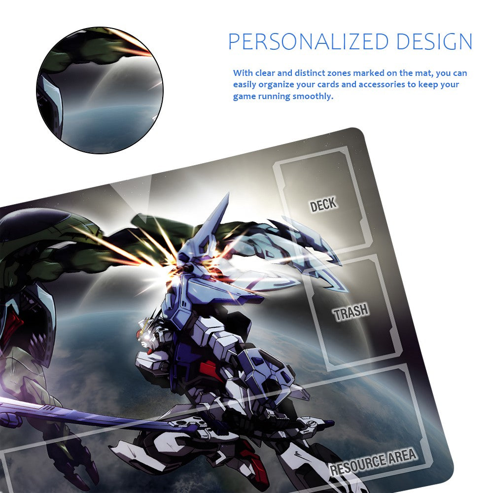 Gundam Playmat Suitable for GCG , includes Storage Bag, 24 x 14 inches (77205)