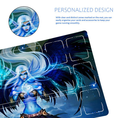 Morgana - League Of Legends Riftbound Playmat 24x14 in + Free Storage Bag