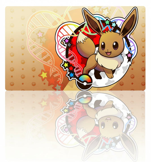 Eevee Board Game Pokemon Table Playmat TCG CCG Mat Gaming Play Pad Mousepad